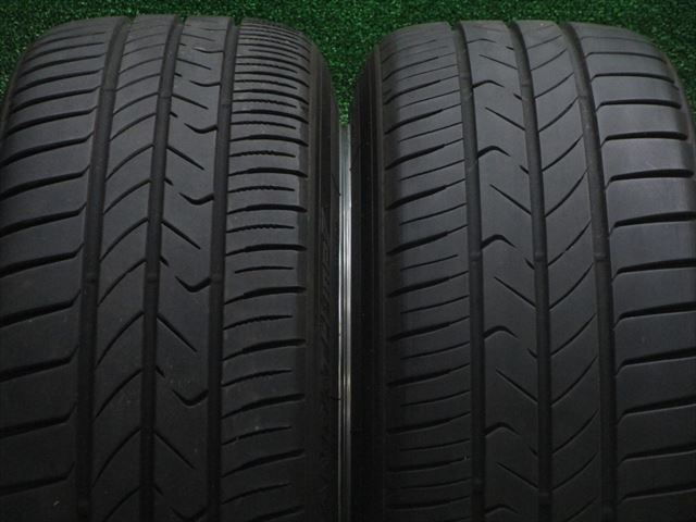 中古 ホイールタイヤ 4本 225/45R18 2021年製 7分山 ファブレス ヴァローネ LM-9 ラジアル タイヤ トーヨー トランパスMP7_画像6