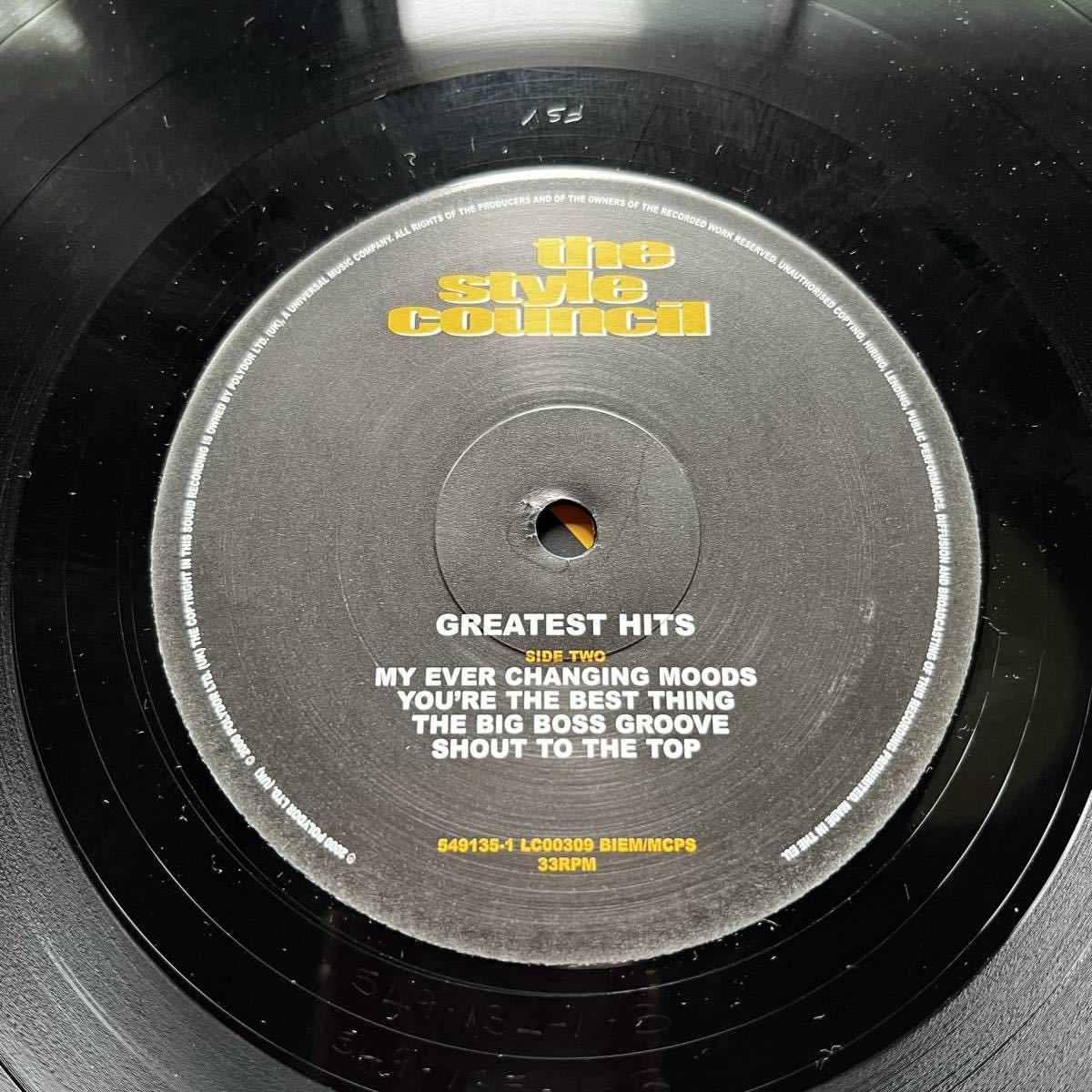 UKオリジナル盤 2LP MAT:1】THE STYLE COUNCIL『GREATEST HITS