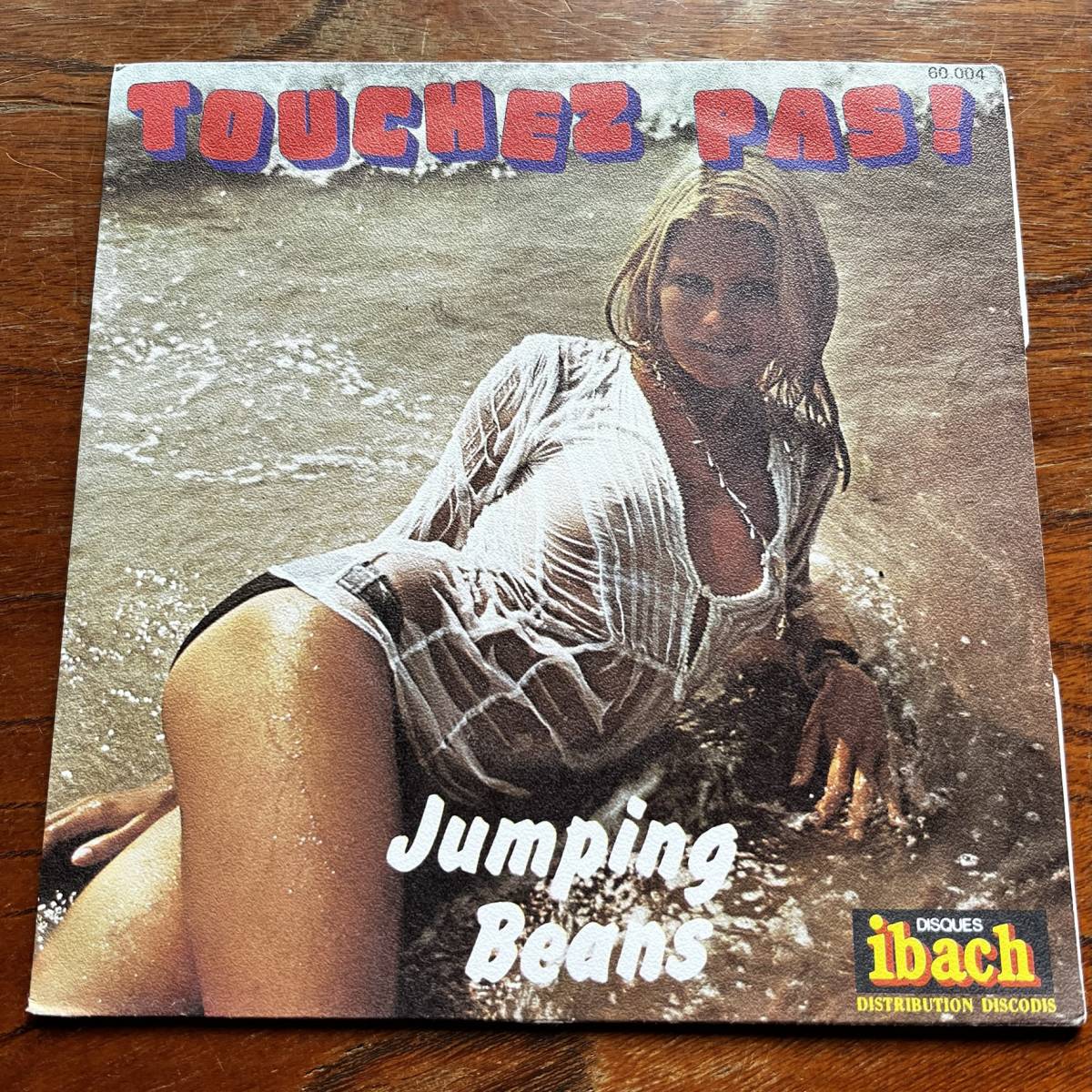 【フランス盤 7インチ レアグルーヴ エレクトロ・ディスコ】JUMPING BEANS『TOUCHEZ PAS!, DON’T TOUCH』SEXY ヌードジャケ_画像1