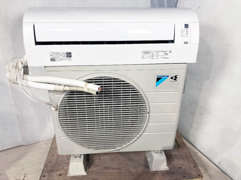 送料無料☆2019年製☆超美品 中古☆ダイキン 室内機も室外機もすっきり
