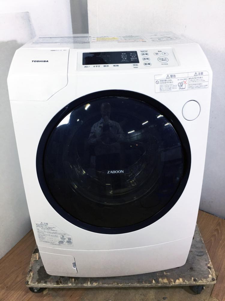 地域限定送料無料☆2020年製☆極上超美品 中古☆東芝 ZABOON 9kg「大