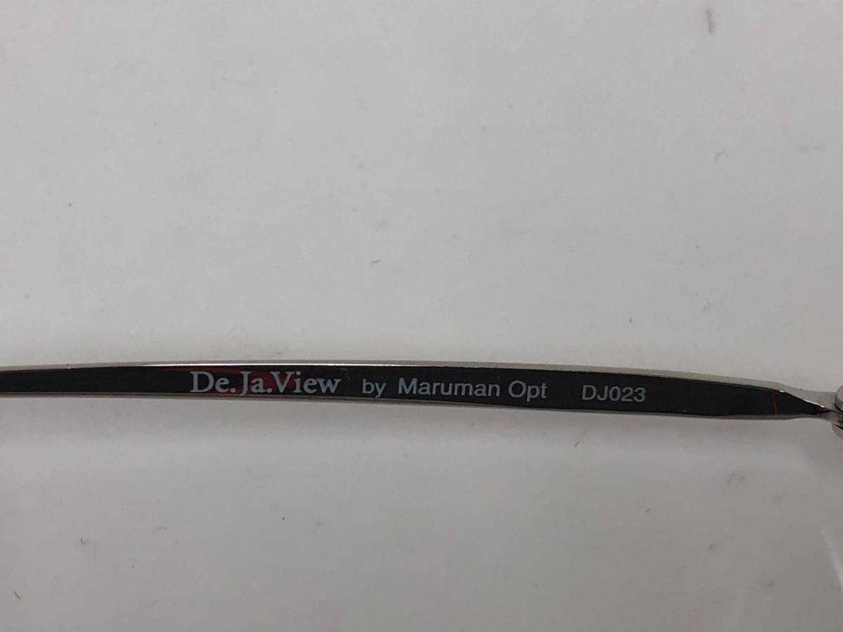 ⑰展示品！De.ja.View Maruman Opt メガネフレーム DJ023 49□17 140 定価14900円 ケース付き 眼鏡