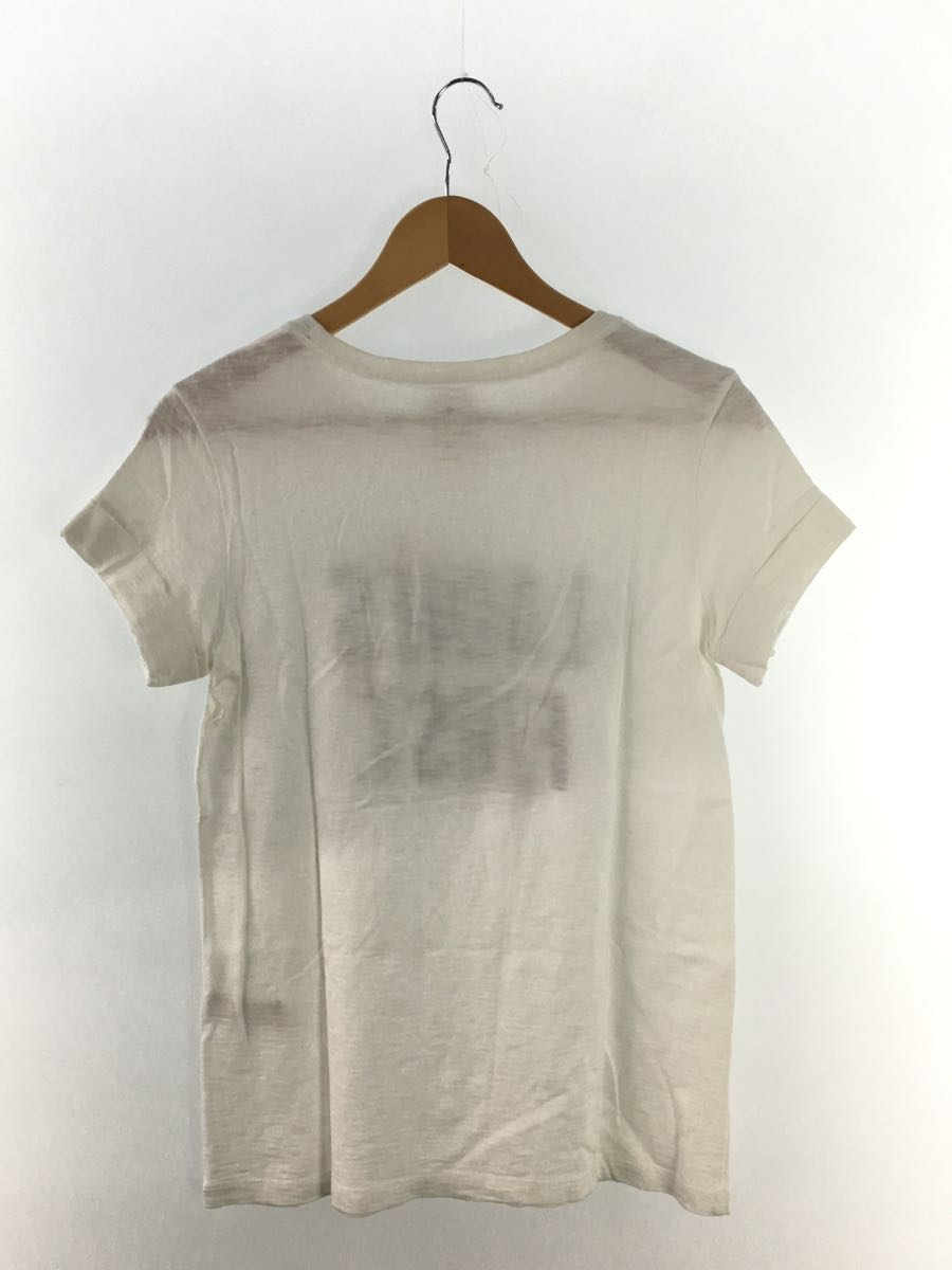 kate spade new york◆Tシャツ/XS/コットン/WHT/プリント_画像2