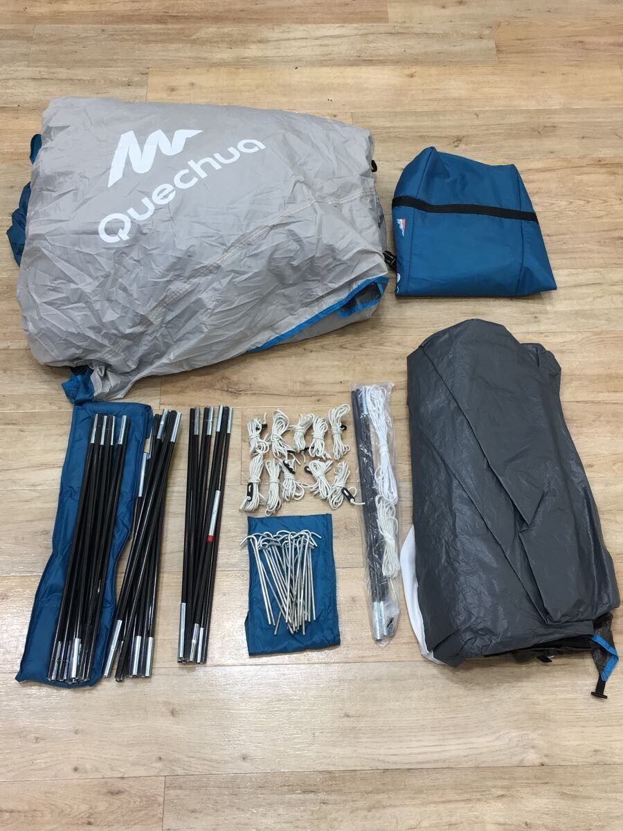 【オンラインショップ】 Quechua◆ARPENAZ 8294502-1769793/ツールーム/BLU ファミリーテント 4.1 その他