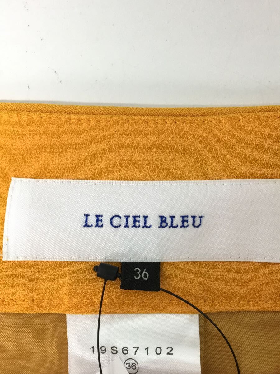 LE CIEL BLEU◆スイッチベルトフレアラインスカート/スカート/36/-/YLW/19S67102_画像4