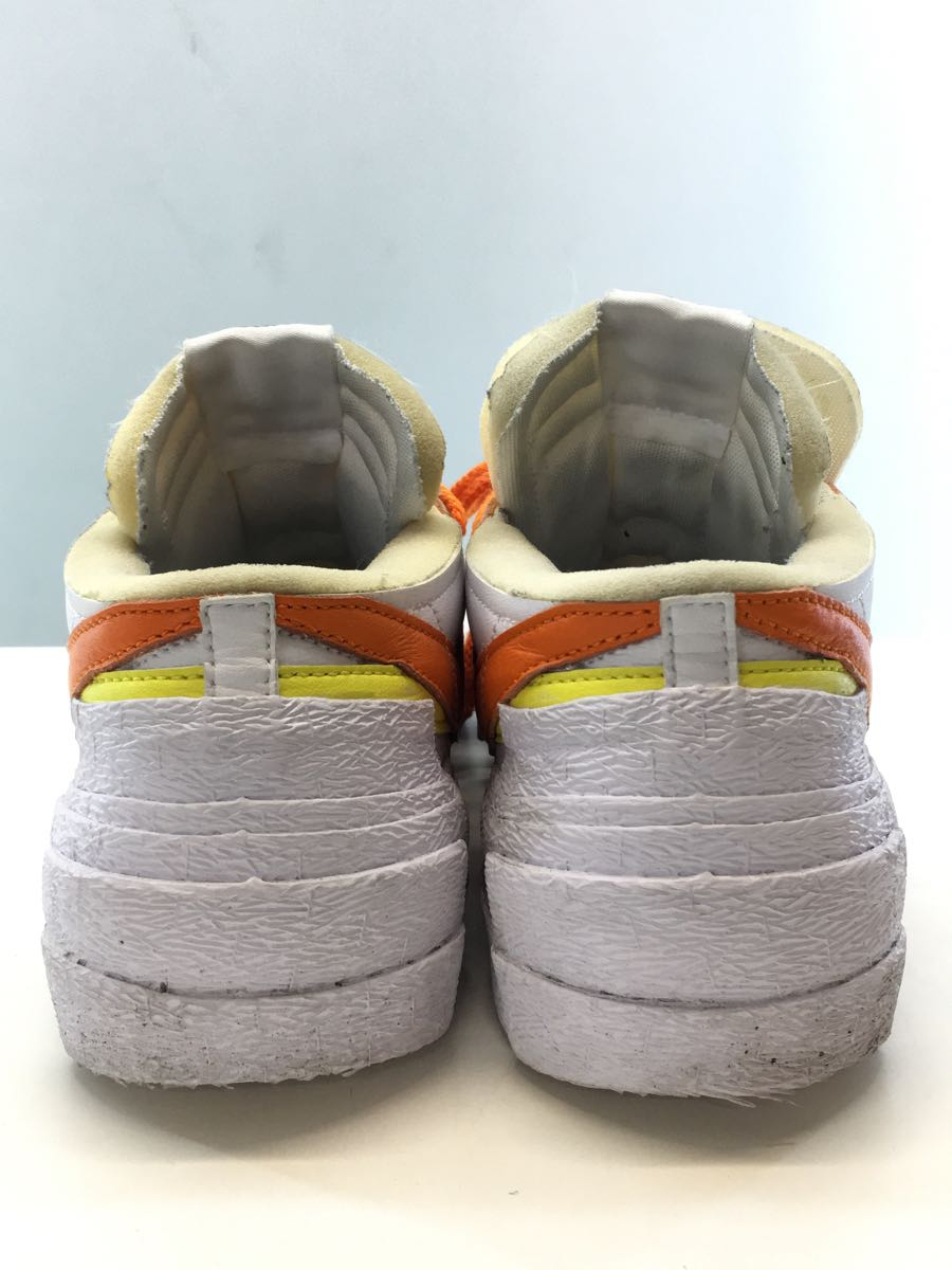 NIKE◆BLAZER LOW/SACAI_ブレーザー ロー サカイ/26.5cm/オレンジ_画像6