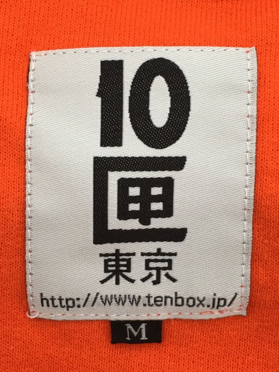 TENBOX◆グラデーションロゴ/スウェット/M/コットン/ORN_画像3