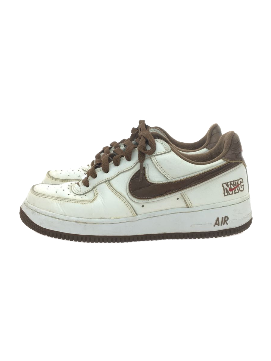 NIKE◆AIR FORCE 1/エアフォース/ホワイト/306509-121/25cm/WHT/状態考慮