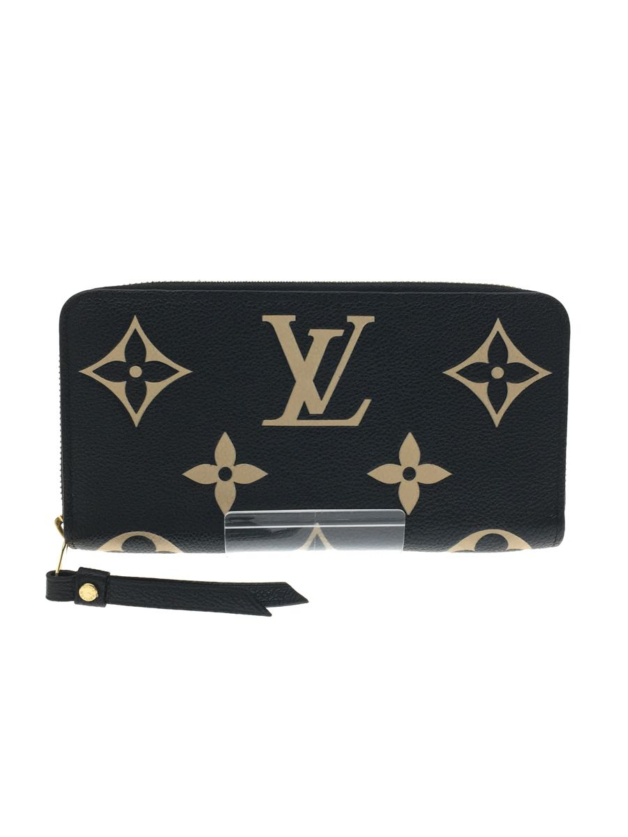 安価 LOUIS VUITTON◇BLK/牛革/BLK/メンズ/M80481/アンプラント 長財布