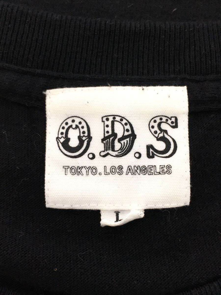 O.D.S/Tシャツ/L/-/BLK_画像3