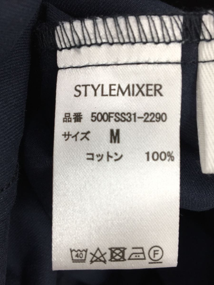 STYLEMIXER◆ワイドパンツ/M/コットン/NVY/500FSS31-2290_画像5