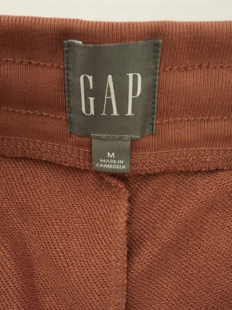 GAP◆ショートパンツ/M/コットン/RED/無地_画像4