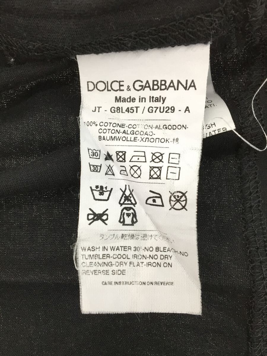 DOLCE&GABBANA◆Tシャツ/44/コットン/NVY/無地/G8935T_画像4