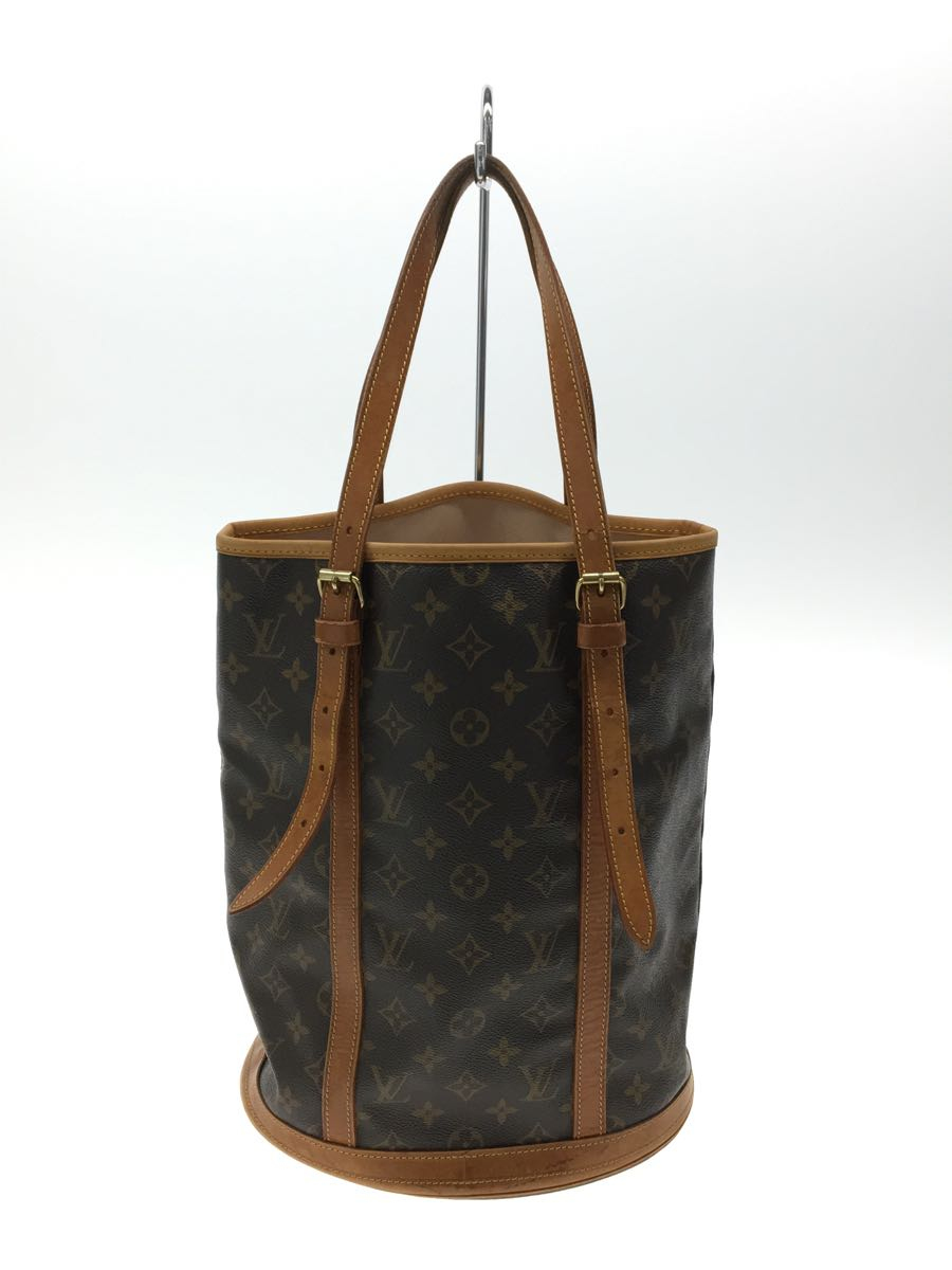 LOUIS VUITTON◆バケツ_モノグラム_BRW/PVC/BRW_画像3