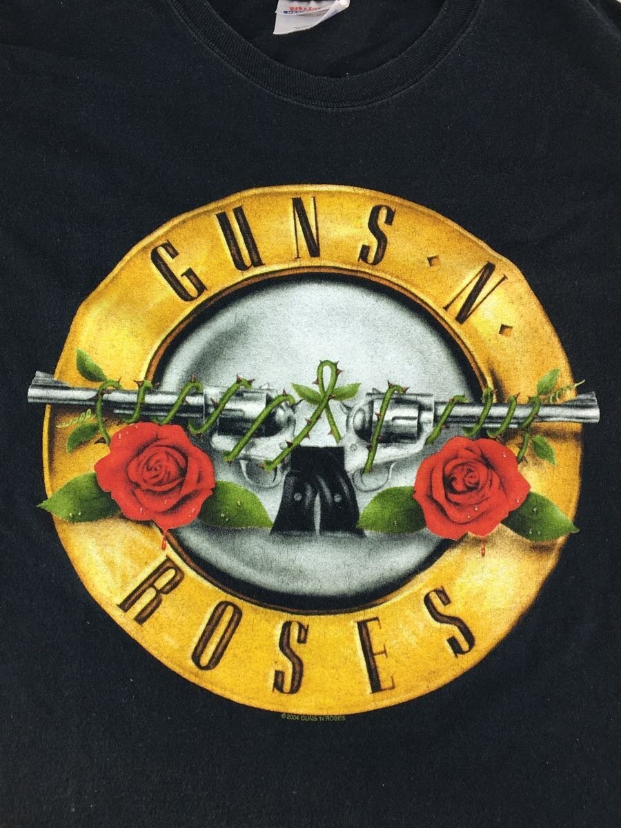 Hanes◆ヘインズ/Tシャツ/S/コットン/BLK/ブラック/プリント/2004年/GUNS N ROSES_画像7