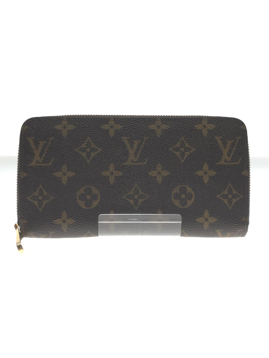 LOUIS VUITTON◇ジッピー・ウォレット_モノグラム_BRW/PVC/BRW/メンズ-