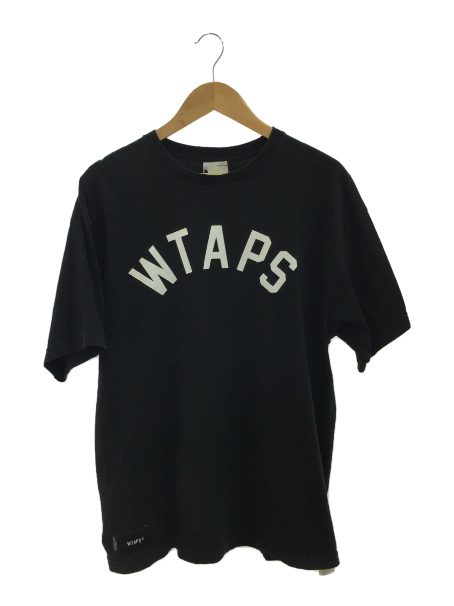WTAPS◆WTAPS/ダブルタップス/Tシャツ/3/コットン/ブラック/22SS/LOCKER