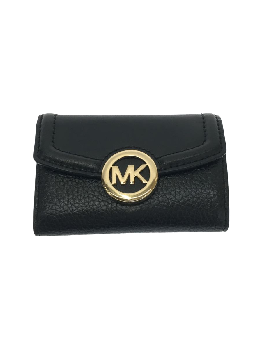 MICHAEL KORS◆キーケース/レザー/BLK/レディース/35F9GFTP5L_画像1