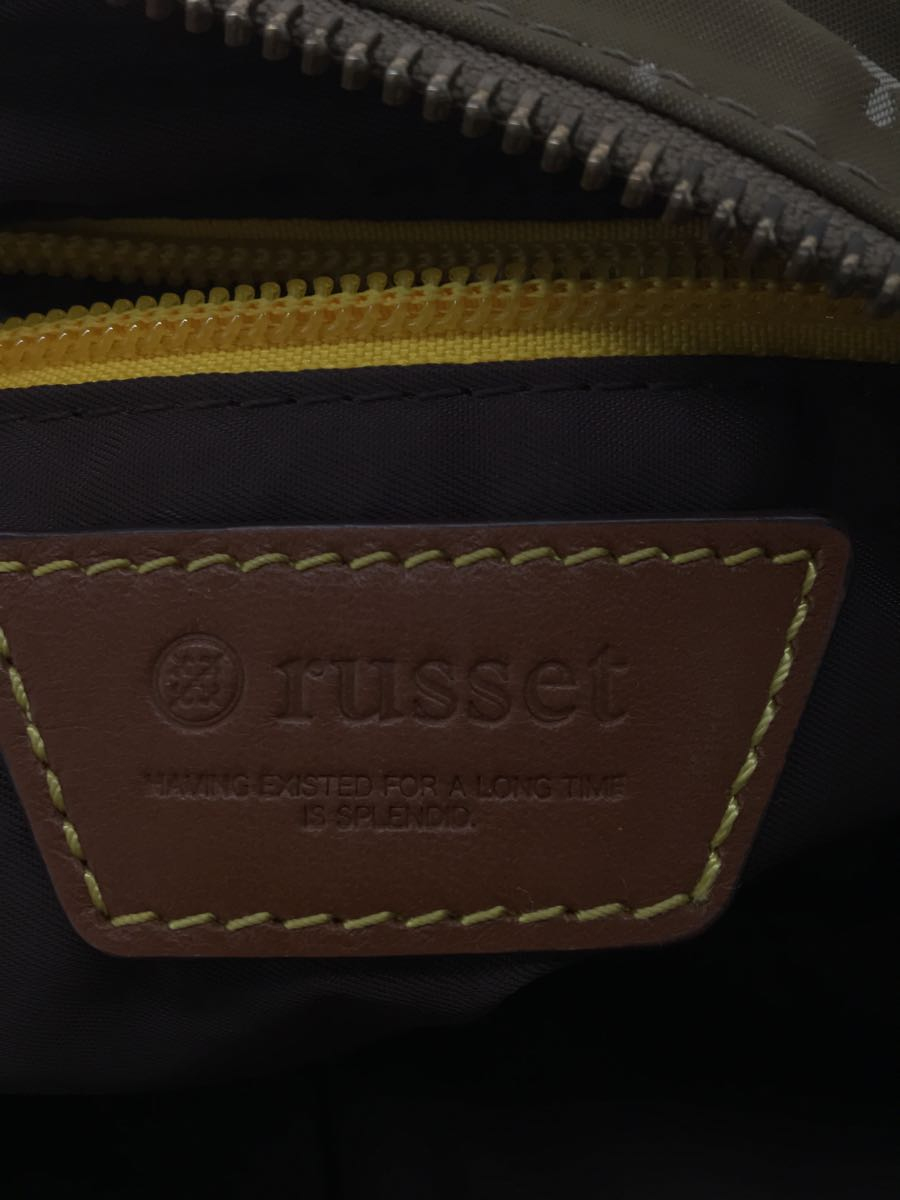 russet◆名品2WAYショルダーバッグ/-/BRW/総柄_画像5