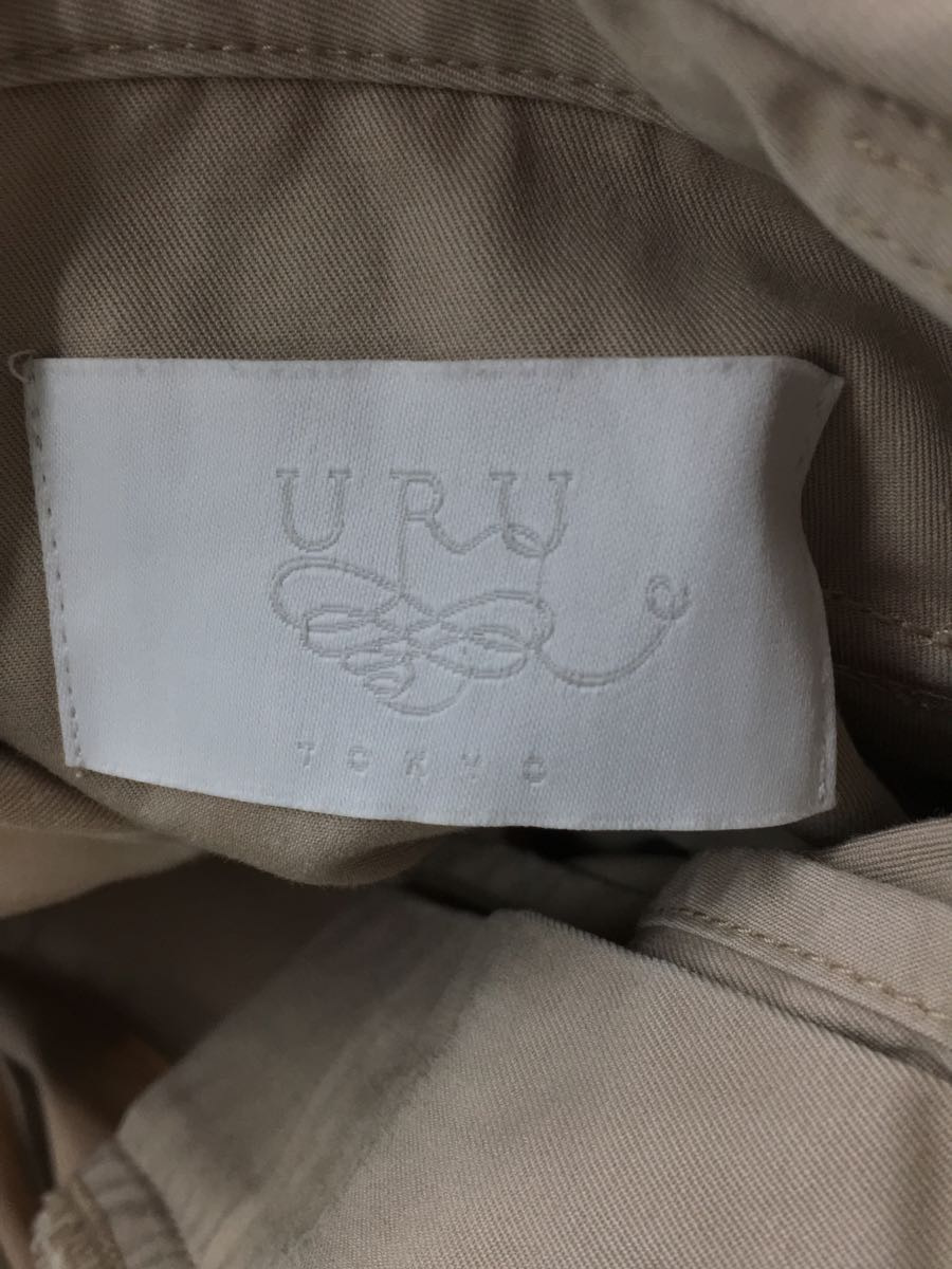 URU◆19SS SO NAKAMEGURO 別注 FATIGUE/ストレートパンツ/1/コットン/BEG/19SUP15_画像4