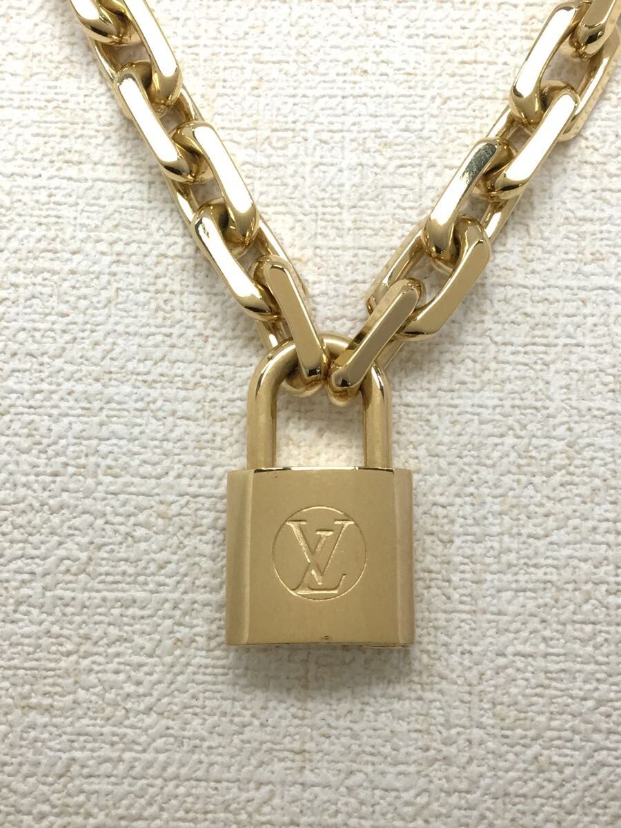 超美品の LOUIS VUITTON◇コリエLVエッジカデナ/ネックレス/トップ有