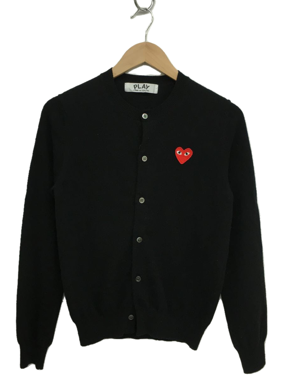 新作人気モデル COMME des GARCONS◇カーディガン(薄手)/L/ウール/BLK