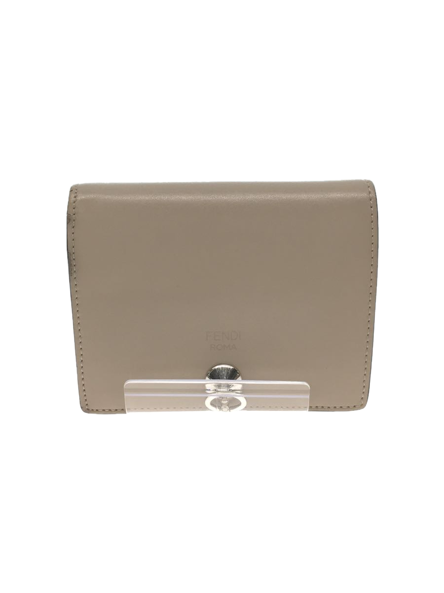 週間売れ筋 FENDI◆2つ折り財布/レザー/BEG/無地/レディース 二つ折り財布(小銭入れあり) 週間売れ筋 FENDI◆2つ折り財布/レザー/BEG/無地/レディース 二つ折り財布(小銭入れあり)