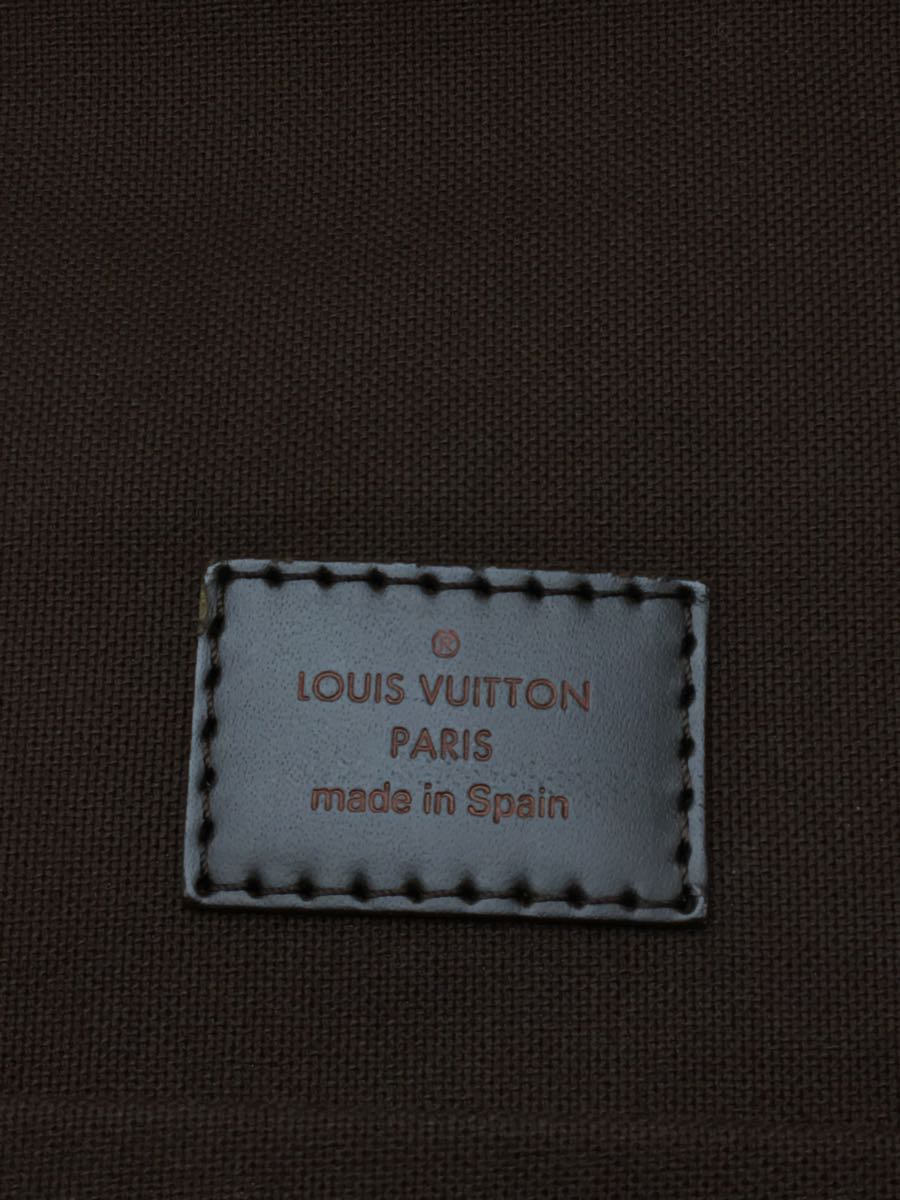 LOUIS VUITTON◆若干の変色有/ブルックリンMM_ダミエ・エベヌ_BRW/PVC/BRW/N51211_画像3