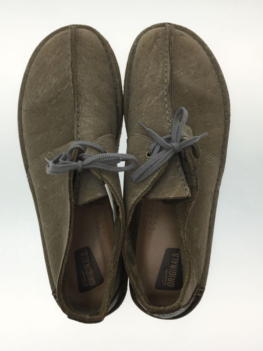 Clarks◆DESERT TREK/チャッカブーツ/27.5cm/BRW/レザー/21621_画像3