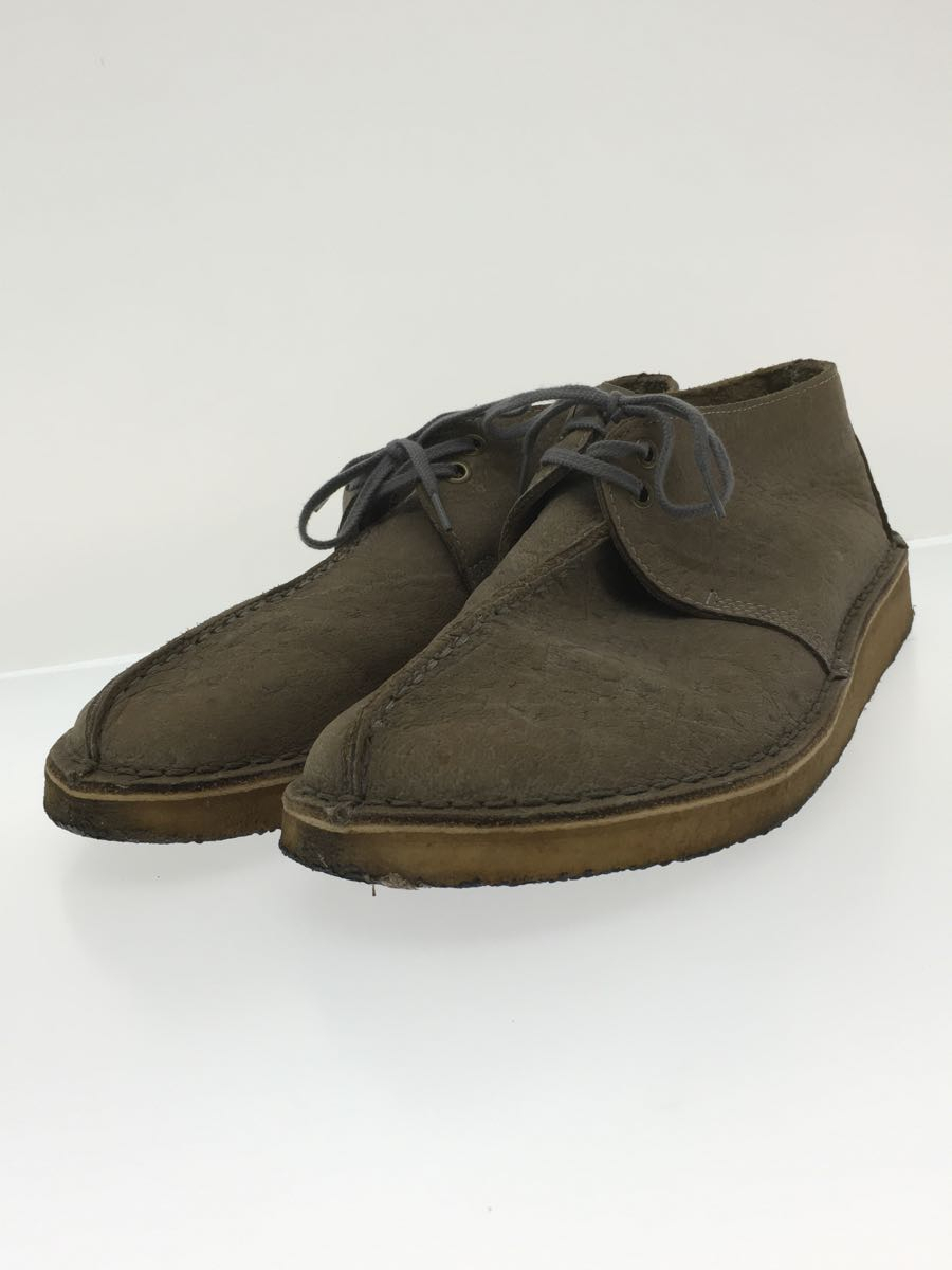 Clarks◆DESERT TREK/チャッカブーツ/27.5cm/BRW/レザー/21621_画像2