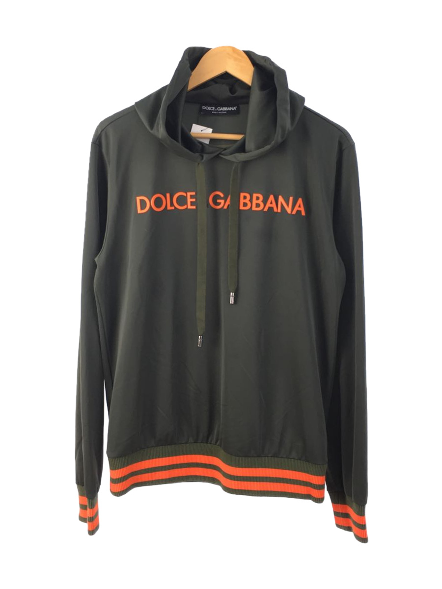 本物保証! DOLCE&GABBANA◇パーカー/46/ポリエステル/KHK/無地/G9JQ3T