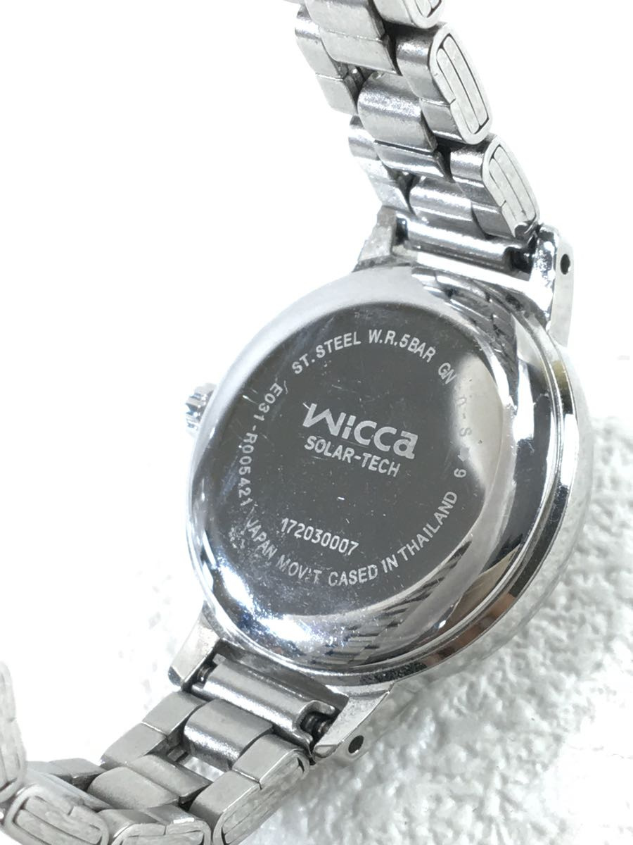 wicca◆クォーツ腕時計/アナログ/ステンレス/E031-R005421_画像3