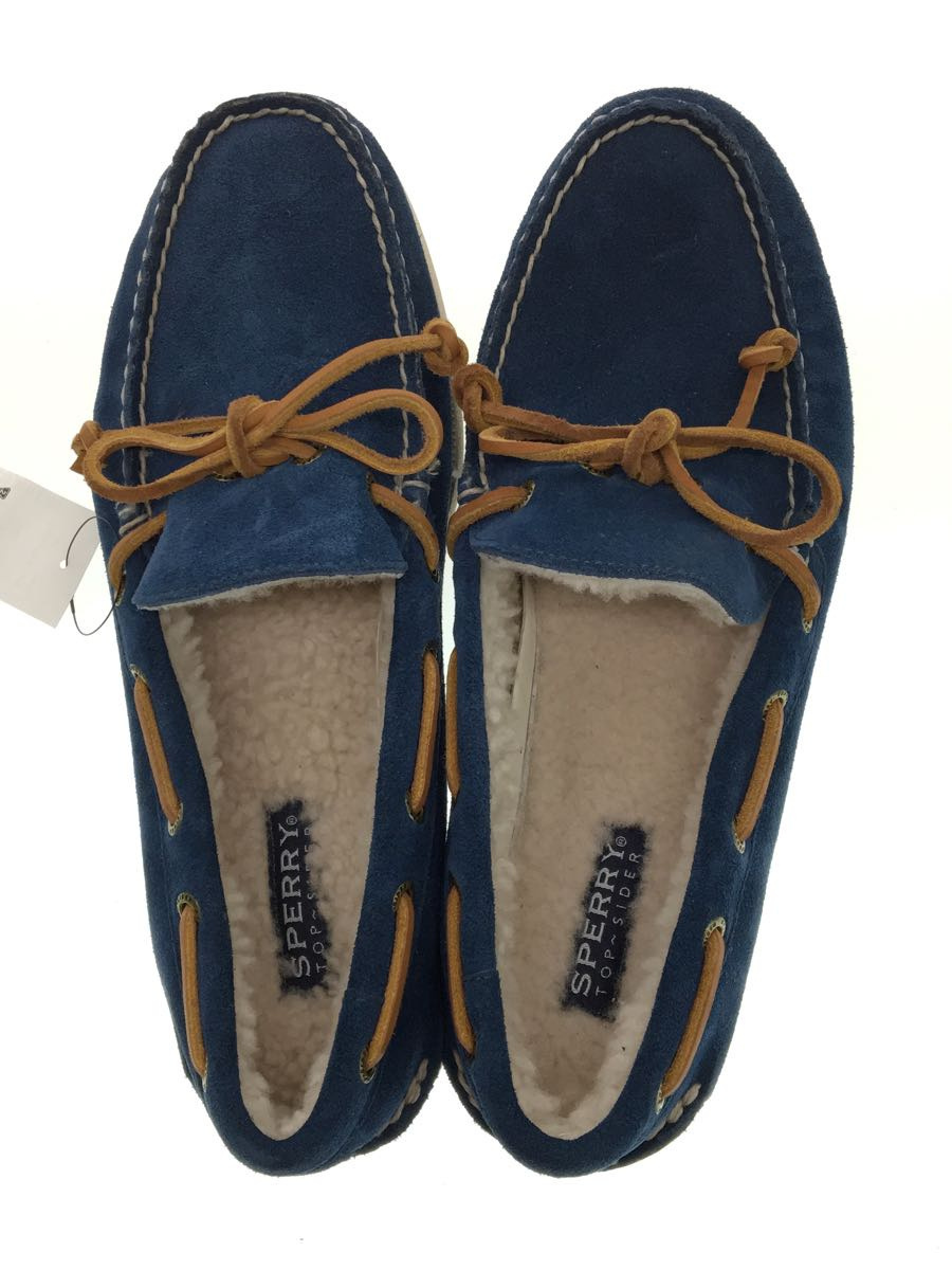 Sperry Top-Sider*A/O 1-EYE WINTER (W) boa deck shoes /US8/BLU/ leather 