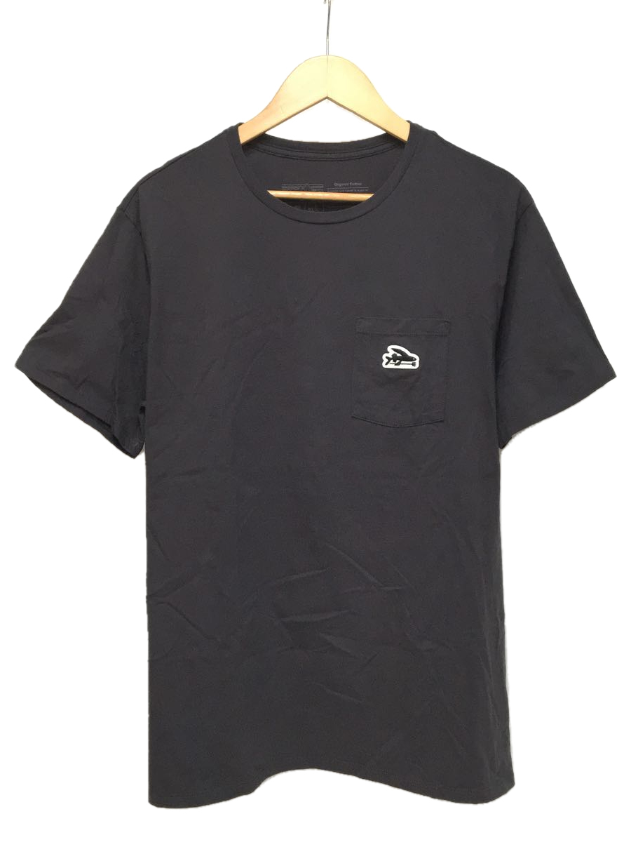 patagonia◆Flying Fish Felt Patch Organic Pocket T/L/コットン/GRY/37602SP23_画像1