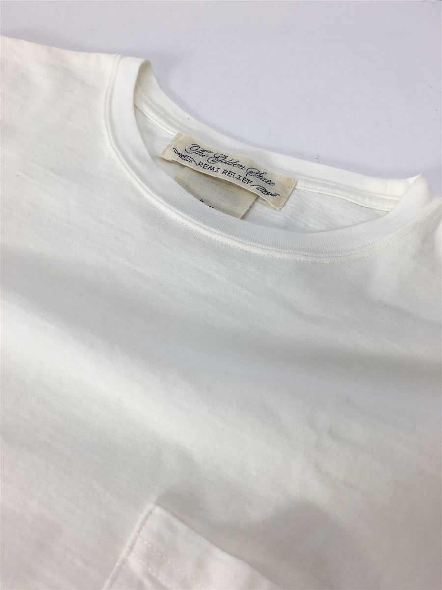 REMI RELIEF◆Tシャツ/S/コットン/WHT_画像4