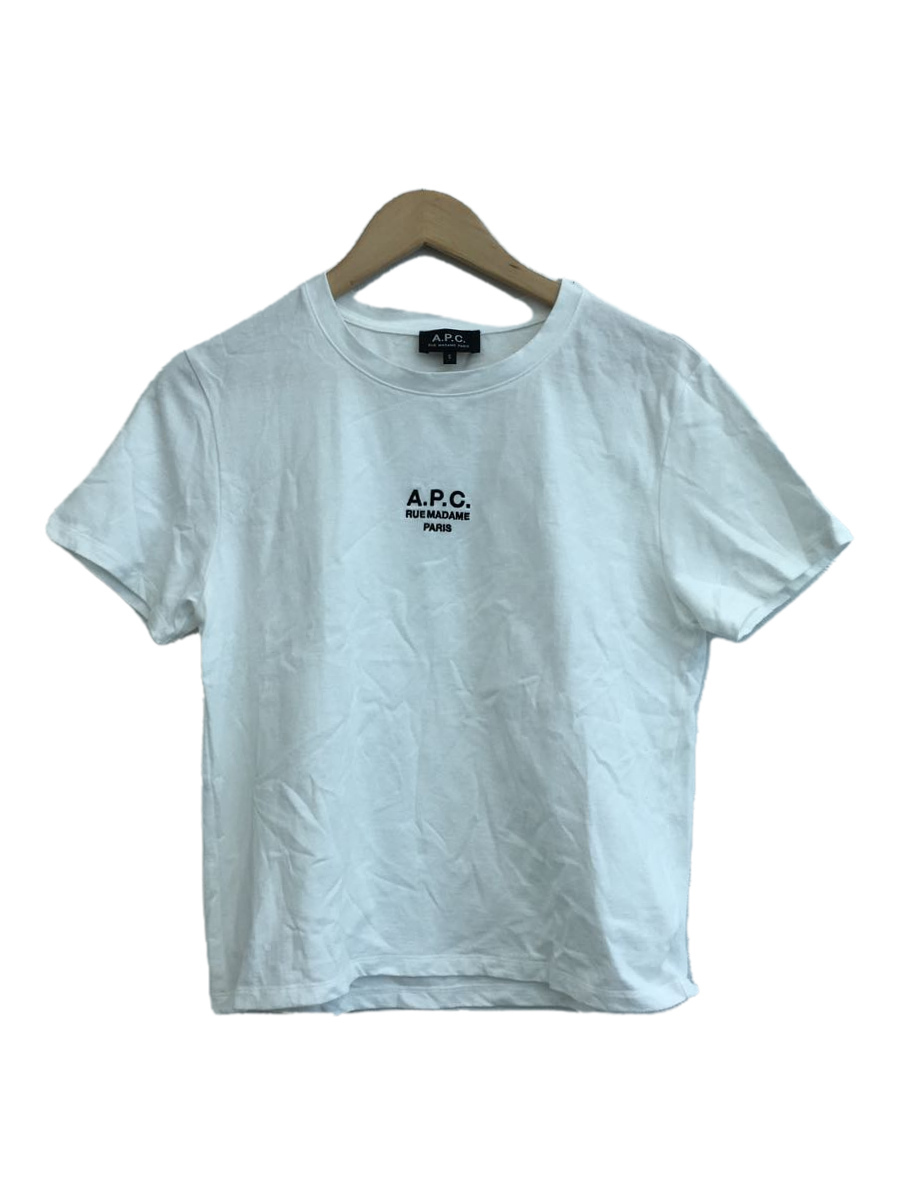 A.P.C.◆別注 RUE MADAME Tシャツ/S/コットン/WHT