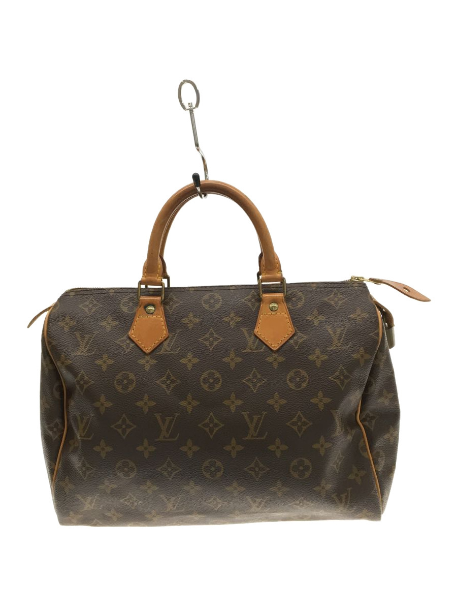 LOUIS VUITTON◆スピーディ35_モノグラム_BRW/PVC/BRW/総柄