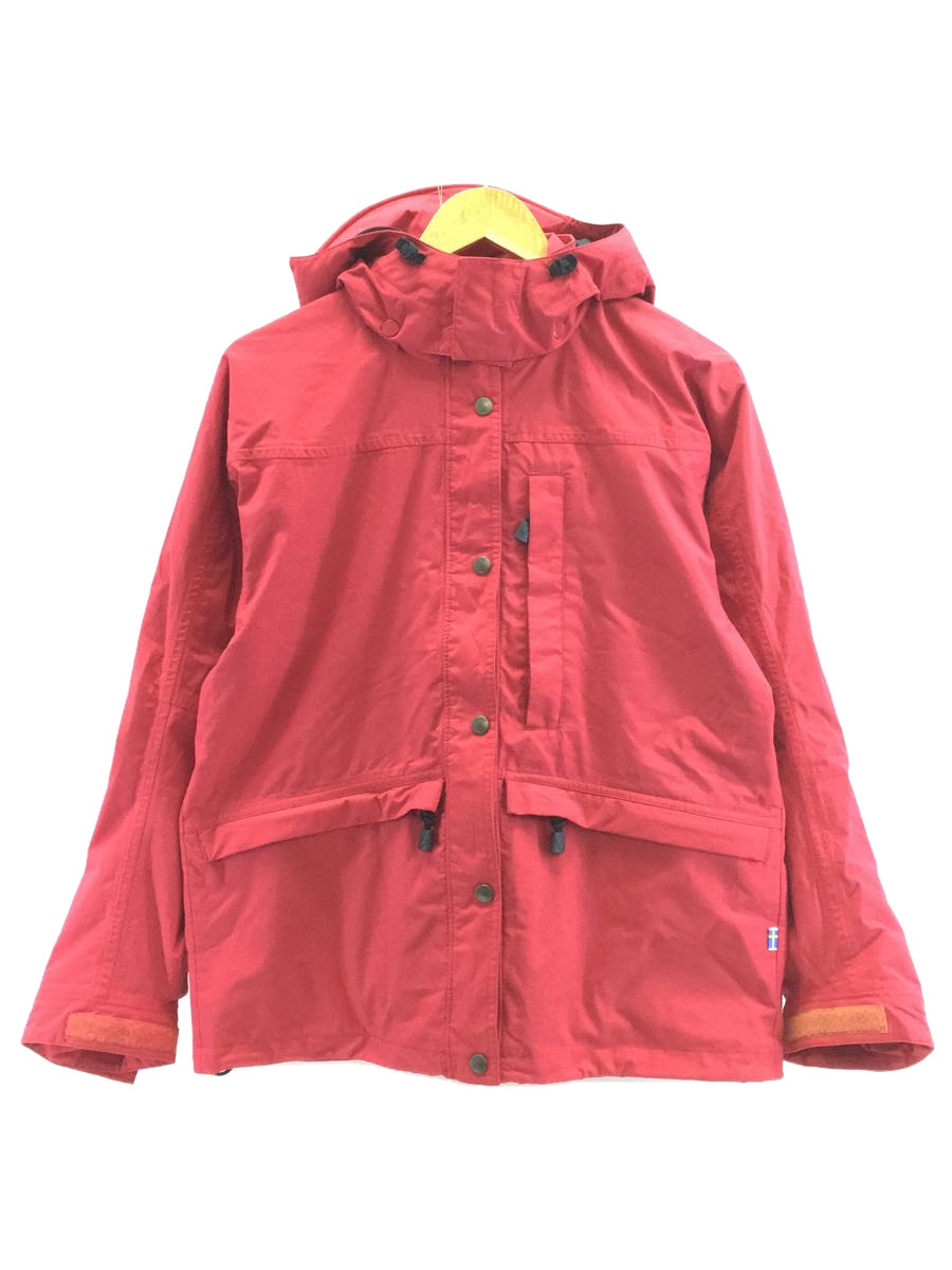 FJALL RAVEN◆マウンテンパーカ/フード取外可能/M/ナイロン/RED/無地/FR-1121L_画像1