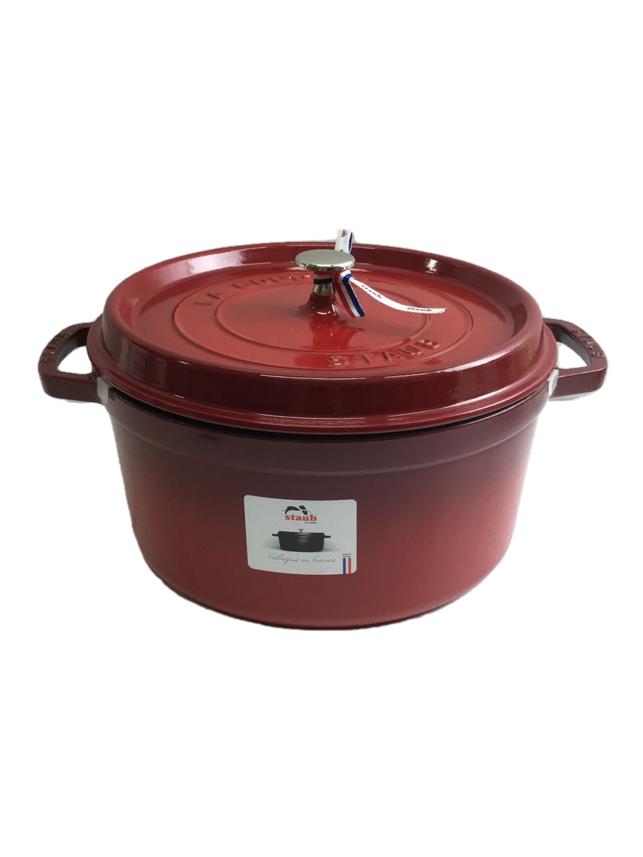 Staub◆鍋/容量:6.7L/サイズ:28cm/RED/40509-852