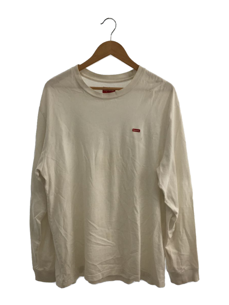 クリスマスファッション Supreme◇長袖Tシャツ/L/コットン/WHT Lサイズ