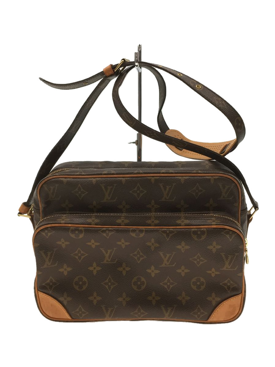 LOUIS VUITTON◆LOUIS VUITTON/ルイヴィトン/ナイル_モノグラム_BRW/PVC/BRW