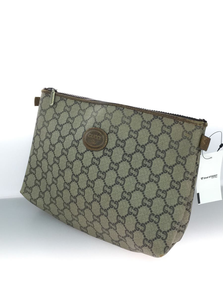 正規販売店】 GUCCI PLUS◇クラッチバッグ/-/BEG/総柄 ポシェット