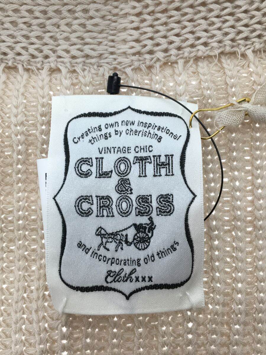 Cloth & Cross◆カーディガン(厚手)/FREE/コットン/BEG/HG-L864_画像3