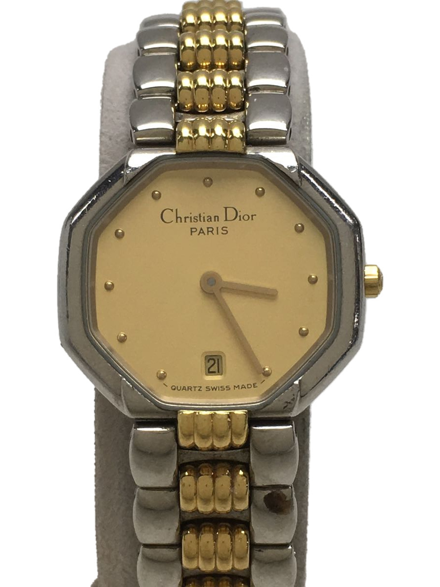 Christian Dior◆クォーツ腕時計/アナログ/GLD/48.203