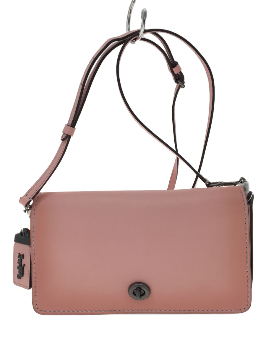 高評価! COACH◇ディンキー/クロスボディ/ショルダーバッグ/レザー