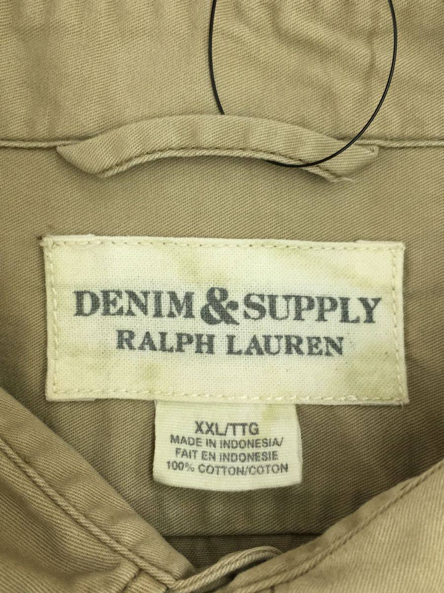 Denim & Supply Ralph Lauren◆半袖シャツ/XXL/コットン/BEG_画像3