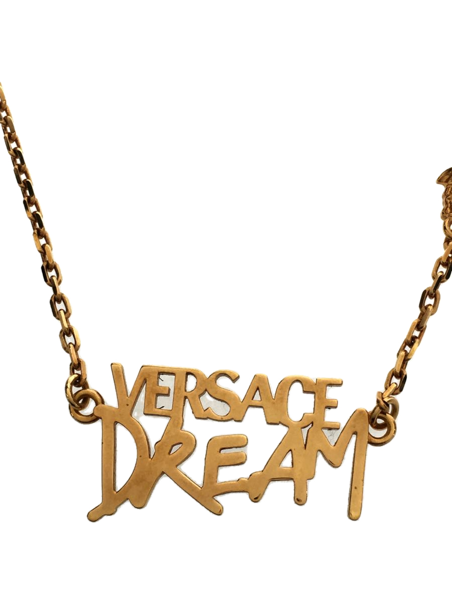 VERSACE◆ネックレス/-/GLD/トップ有/メンズ/ヴェルサーチ_画像1