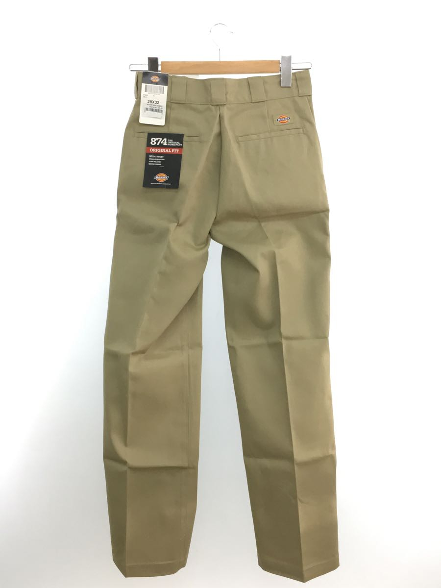 DICKIES◆ボトム/28/コットン/BEG/無地/W641965/874/DICKIES_画像2