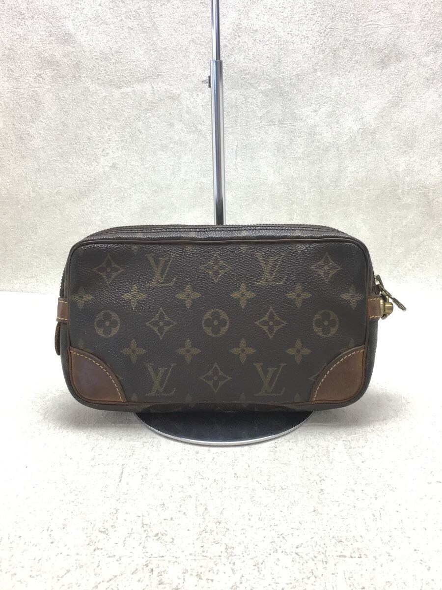 LOUIS VUITTON◆マルリードラゴンヌ_モノグラム_BRW/PVC/BRW/ブラウン