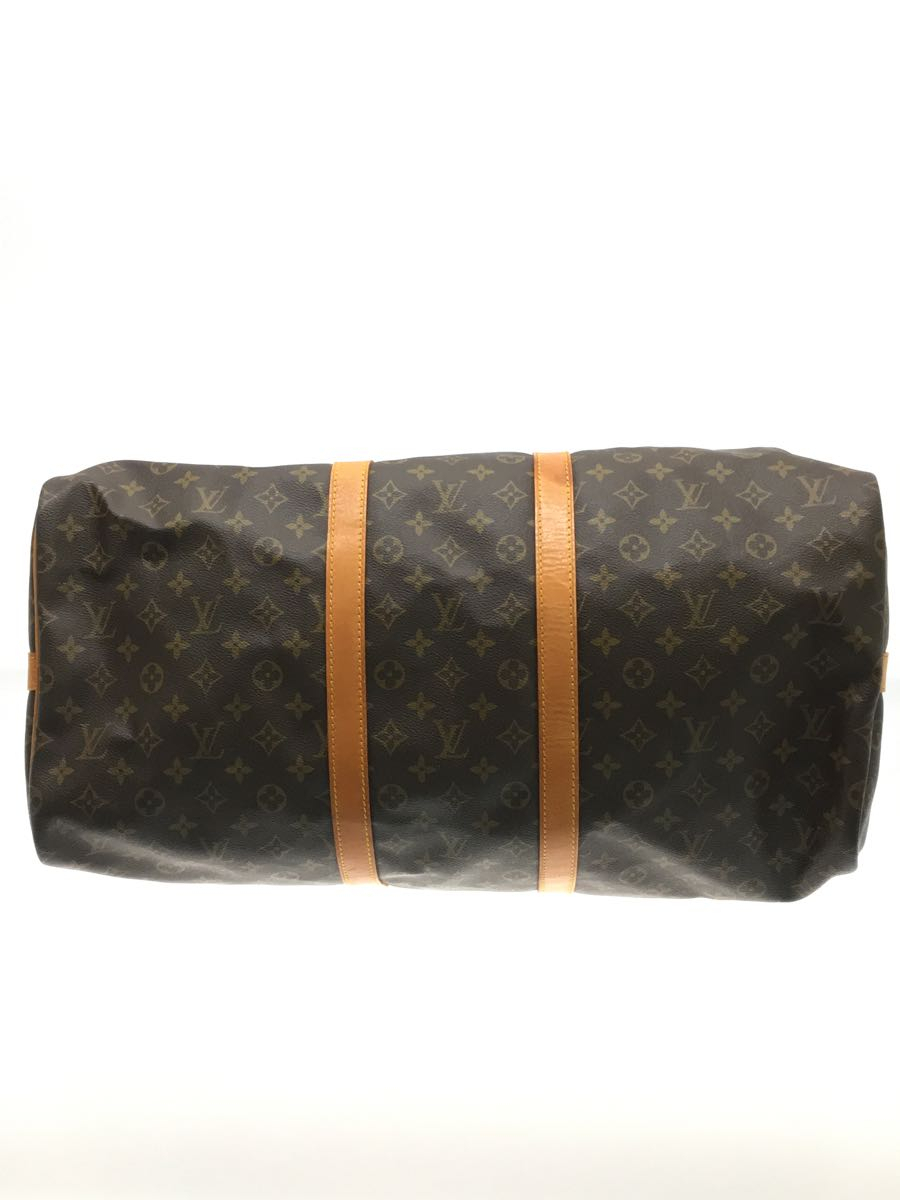 LOUIS VUITTON◆キーポル・バンドリエール55_モノグラム_BRW/PVC/ブラウン/M41414/ボストンバッグ_画像4